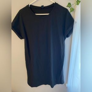 Black t-shirt dress size S